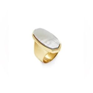 NEW Kendra Scott Kit Mother of Pearl Cocktail Ring